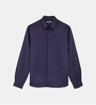 Chemise en lin unie Vilebrequin