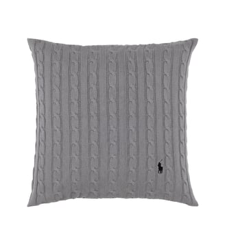Housse de coussin en coton - Ralph Lauren Home - Charbon