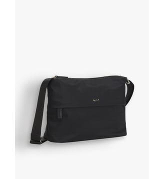 sac bandoulière en nylon - Agnès b. - Noir
