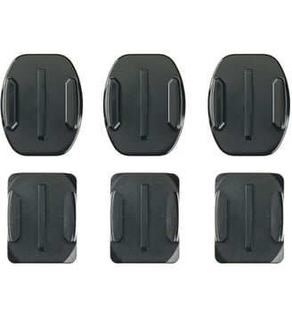 Fixation Adhésive plate et courbe x6 - Gopro - Standard