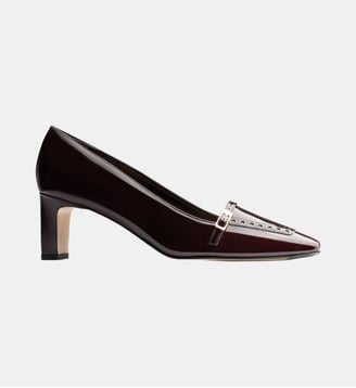 Sorren - Mocassins En Cuir Verni Bordeaux - Parallèle - Bordeaux