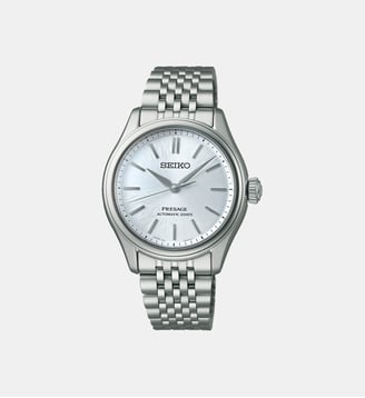 Montre automatique Presage Bleu clair SPB521J1 - Seiko - Argenté