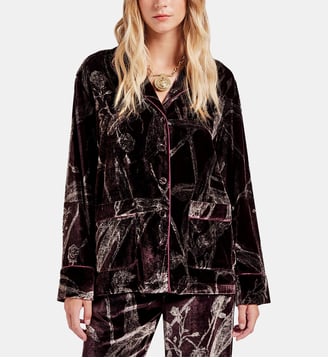 Chemise Pajama Shirt Bamboo Burgundy - La DoubleJ - Bordeaux