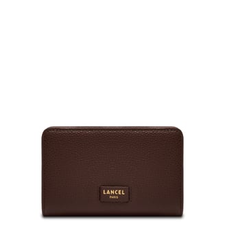 Portefeuille rectangulaire zippé - Lancel - Marron