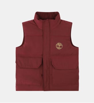 Doudoune zippée à sigles - Timberland - Violet