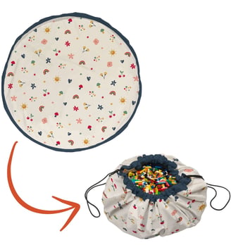 Sac à jouet 2 en 1 Noomad Original - Play&Go - Écru