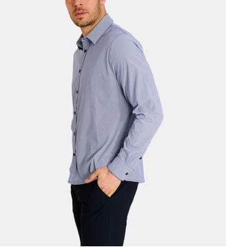 Chemise JEAN MURCIE - Cala 1789 - Bleu nuit