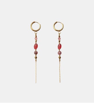 Boucles d'oreilles Philomène Rose - Les Cléias - Rose