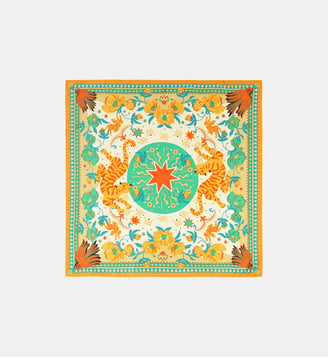 Foulard medium à motifs BANDIDAS - Wild - Vert