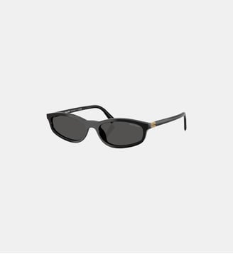 Lunettes de soleil Irrégulier MU A06S - Miu Miu - Noir