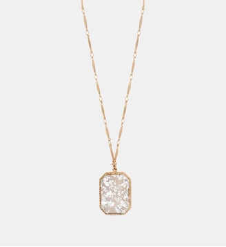 Collier long réglable   - Louise - Satellite - Blanc
