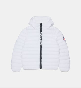 Veste matelassée avec logo imprimé - Dsquared2 - Blanc