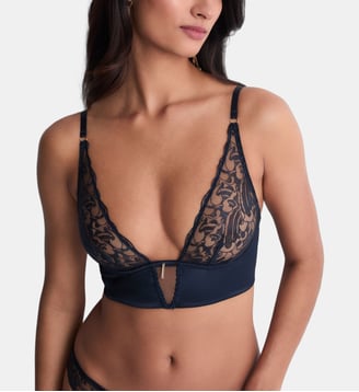 Soutien gorge Triangle bralette - Aubade - Bleu