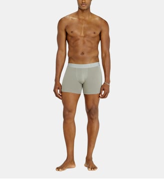 Lot de trois boxers en coton stretch - Diesel - Noir et gris