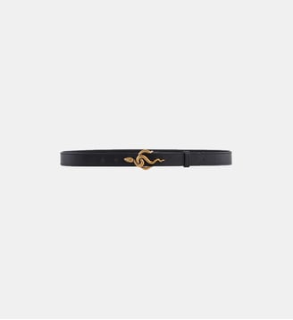 Ceinture Cléo Noire En Cuir 25Mm - Vanessa Bruno - Noir