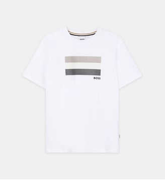 Tee-shirt manches courtes - BOSS Kidswear - Blanc