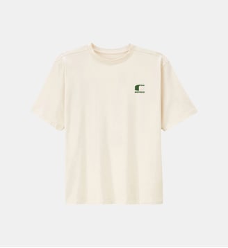 T-Shirt ample Gumi Building Ecosystems - Noyoco - Beige