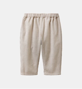 Pantalon rayé - Cyrillus - Rayure marron et ecru