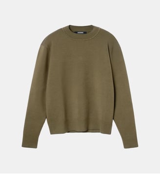 Le Sweater Pique - Jacquemus - Kaki