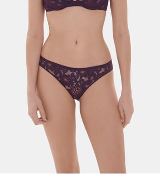 Slip Festive dentelle - Simone Pérèle - Violet