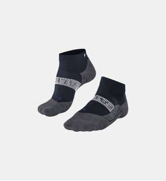 Chaussettes Courtes RU4 Endurance Cool Short Fibre artificielle - Falke - Bleu espace