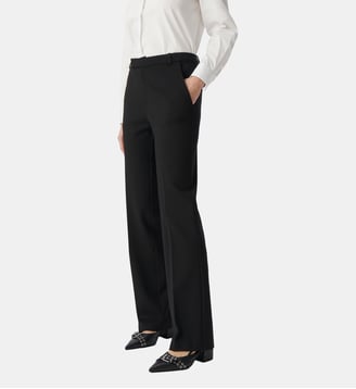 Pantalon de costume ajusté maille Milano BUSINESS COLLECTION - Ikks - Noir