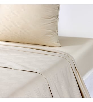 Drap plat en satin de coton Desforges