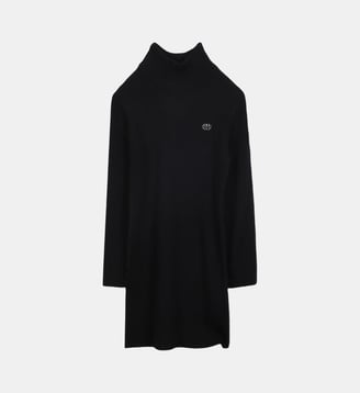 Robe tricotée à manches longues - Hugo Kids - Black