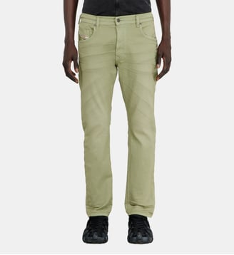 Regular Regular Waist 2032 D-Krooley-BW Joggjeans® - Diesel - Vert olive