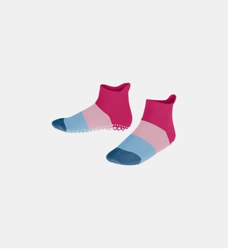 Chaussettes À Picots Colour Block Coton - Falke - Fuchsia