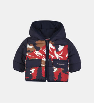 Doudoune à capuche - Timberland - Bleu cargo