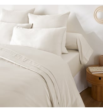 Housse de couette en satin de coton, 153 fils La Redoute Interieurs