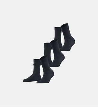 Chaussettes Cotton Touch 3-Pack Coton - Falke - Foncé navy c