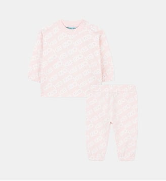 Ensemble sweat et pantalon - Kenzo Kids - Pale blush