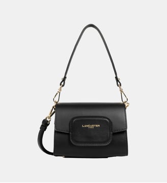 Mini sac trotteur Paris PAD en cuir - Lancaster - Noir