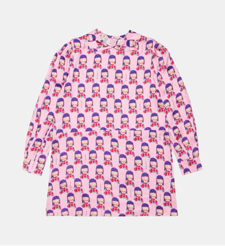 Robe à motif avec col classique - Marni - Pink