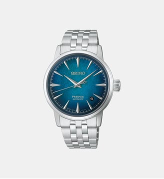 Montre automatique Presage Bleu HCB001J1 - Seiko - Argenté