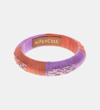 Bracelet jonc en tissu IMANIE - Hipanema - Blush