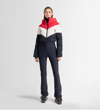 Combinaison de ski kira col montant coupe regular - Fusalp - Marin et racing
