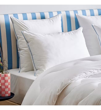 Oreiller Recycl'Duv - 30% Duvet - Medium - Dunlopillo - Blanc