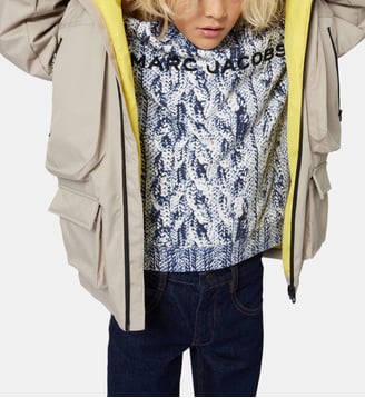 Sweat en molleton coton - Marc Jacobs Kids - Dark blue