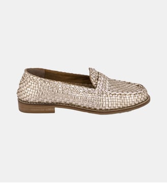 Mocassins en cuir ZABOO - Les Tropeziennes par M. Belarbi - Or