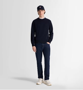 Pull norien col rond coupe regular - Fusalp - Marin