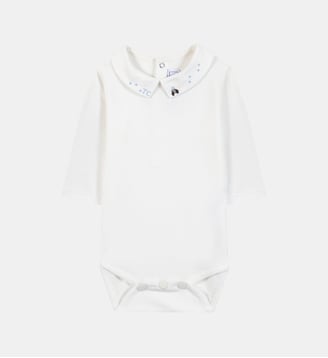 Body -  horizon coton broderie chien - Tartine Et Chocolat - Bleu