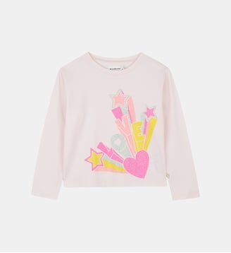 T-shirts à manches longues - Billieblush - Rose courage