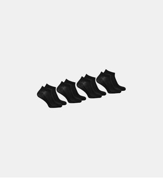 Soquettes, lot de 4 paires, coton peigné, FAIT EN France - Eminence - Noir