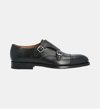 Double boucle doncaster - cuir lisse - Bowen - Noir