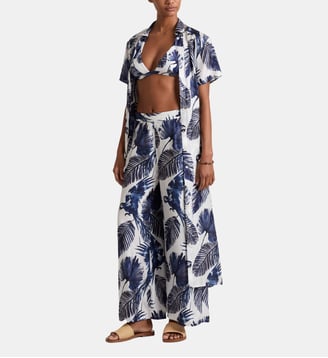 Pantalon ample en soie Papagaio Vilebrequin