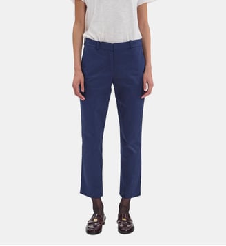 Pantalon Audrey noir velours - Ines de la Fressange Paris - Bleu