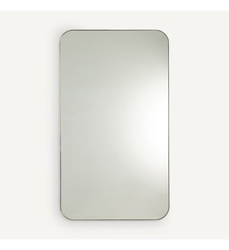 Miroir métal acier laiton vieilli H140 cm Caligone AM.PM